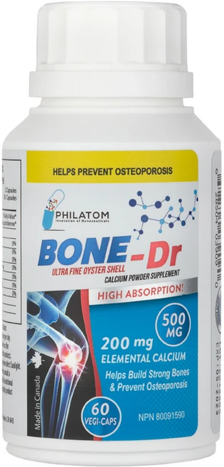 BONE-Dr 본닥터 캐나다산 초저분자 칼슘영양제 [뼈>관절>골밀도 UP]-1병(소리 없이 다가오는 골다공증 본닥터에게 맡겨보세요~캐나다 직배송!), 1개, 60정 - 쿠팡