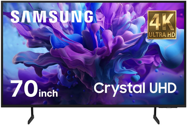 삼성전자 Crystal UHD 4K 스마트 TV, 176cm(70인치), 스탠드형, 방문설치