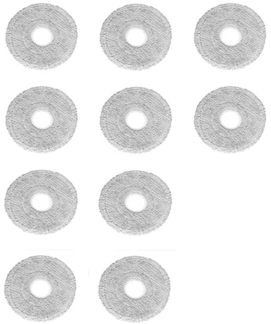 샤오미 드리미 X50 울트라 S40 로봇청소기 호환 부품 소모품, 10개, 물걸레