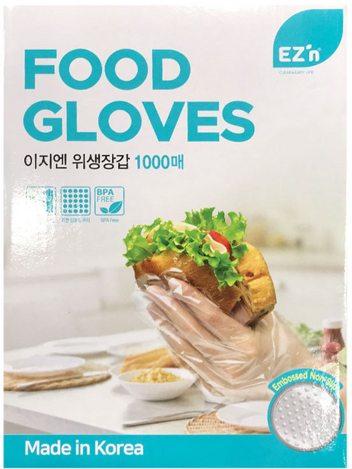 이지엔 일회용 비닐장갑 1000매, 1세트, 1000개