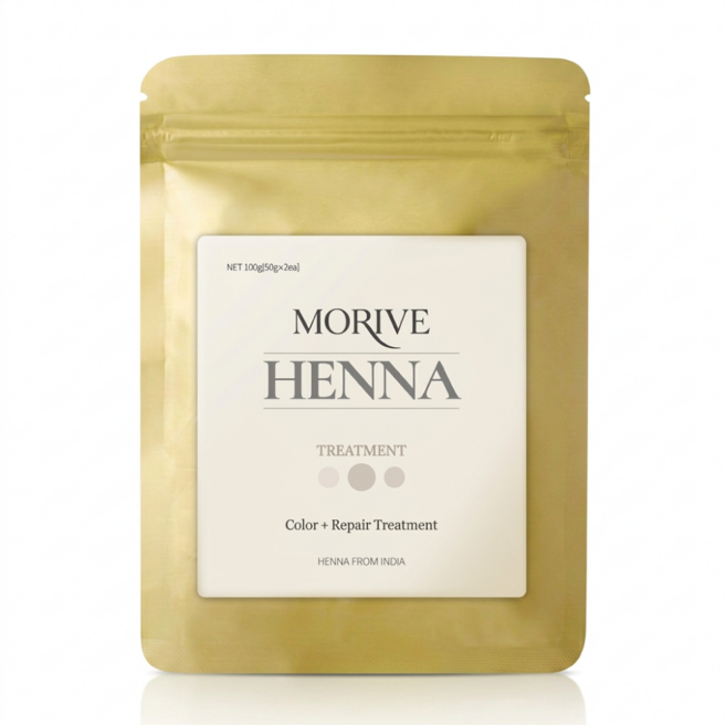 모리브 헤나 가루 염색약 빠른 30분 새치염색, 1개, 투명(트리트먼트)