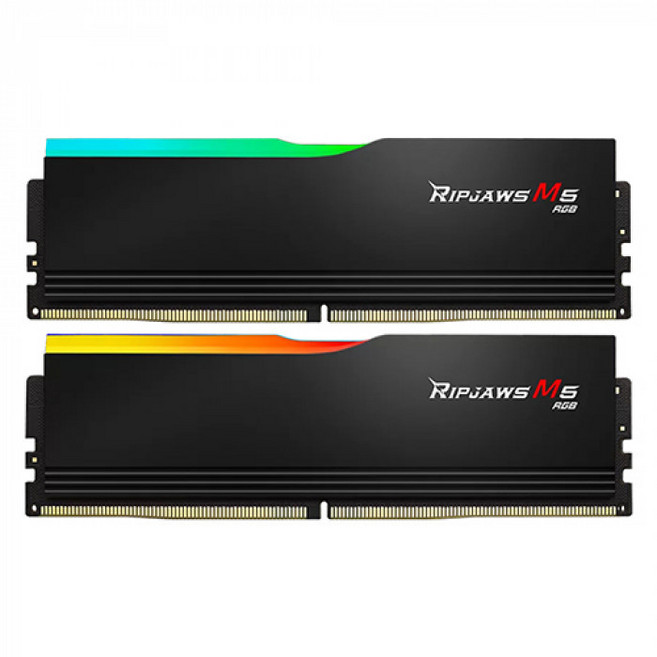 G.SKILL DDR5-6000 CL36 RIPJAWS M5 RGB 블랙 패키지 (32GB(16Gx2)), 1개