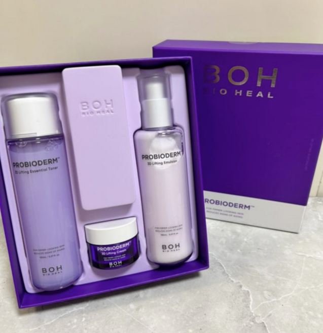 바이오힐보 프로바이오덤 3D 리프팅 스킨케어 2종(에센셜 토너+에멀전+크림), 1개