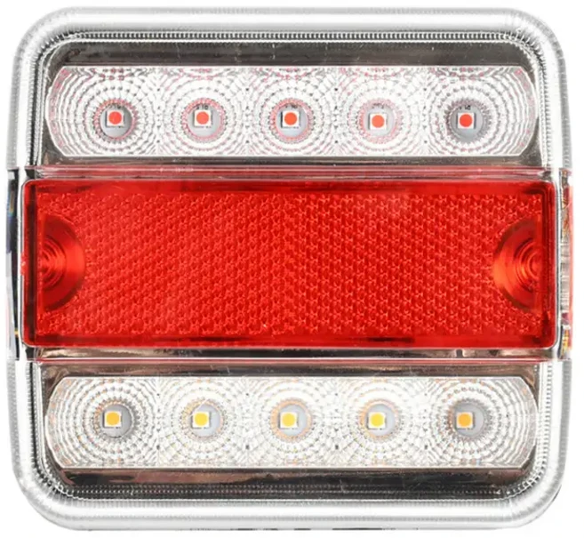 2PCS 후면 LED 잠수정 트레일러 라이트 키트 보트 마커 트럭 방수 범용 12V24V 캠핑카 미등, 1PC