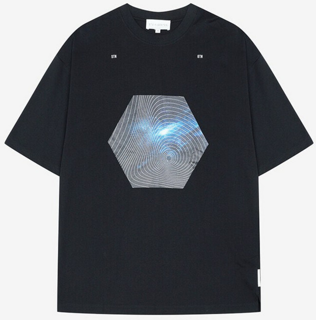 지이크 STEIN GARTEN 그래픽 더블 립 반팔 티셔츠 (PIIBD8933)