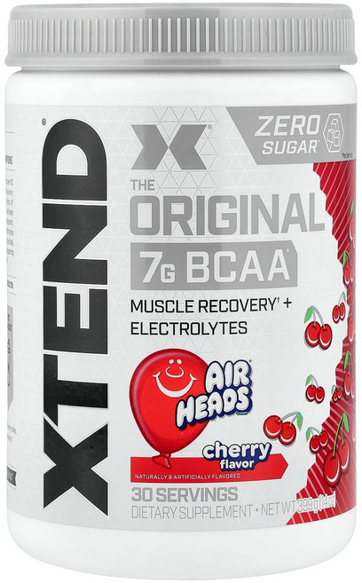 엑스텐드 오리지널 근육 + 전해질 에어 헤드 체리 399g(14oz), 1개, 399g
