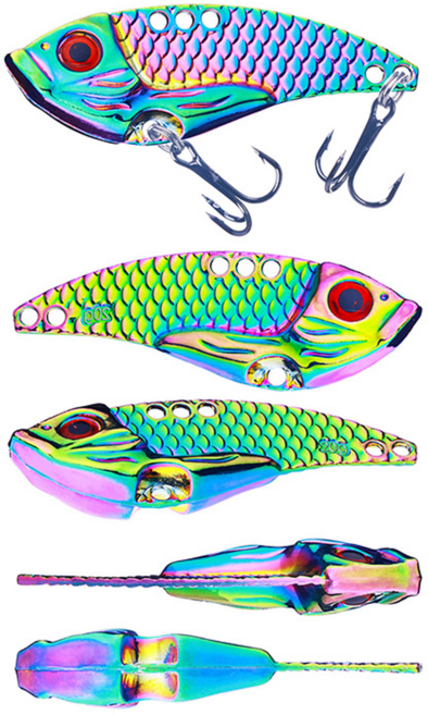 YF 예피싱 홀로그램 메탈바이브 3g 5g 7g 10g 15g 20g 바이브레이션 VIB 루어메탈 하드베이트 루어 배스 낚시, YF-비늘 홀로그램