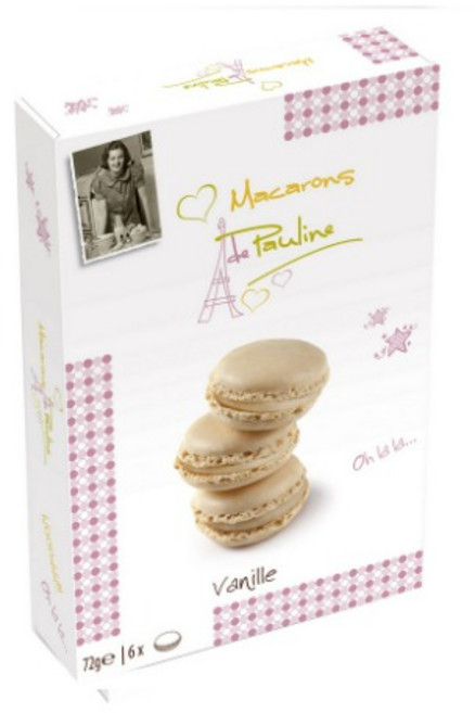 파울리네 마카롱 바닐라 6개입 72g, 1개