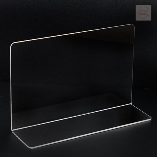 애나허니 상품분류용 투명재질 L형 아크릴 칸막이 중형 1개 데스크테리어