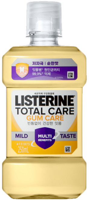 리스테린 토탈케어 검케어 마일드, 250ml, 1개