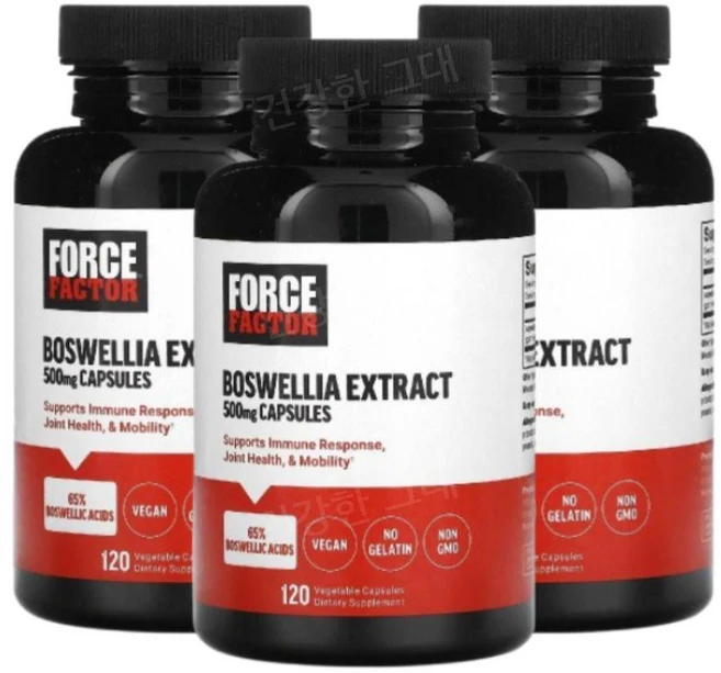 Force Factor 보스웰리아 추출 500mg Boswellia, 3개 - 쿠팡