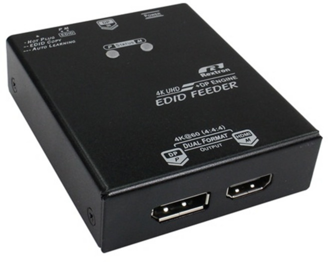 VDDC-462DPM / 4K DisplayPort EDID Feeder With 2 Ports Splitter [HDMI+DP], 1개