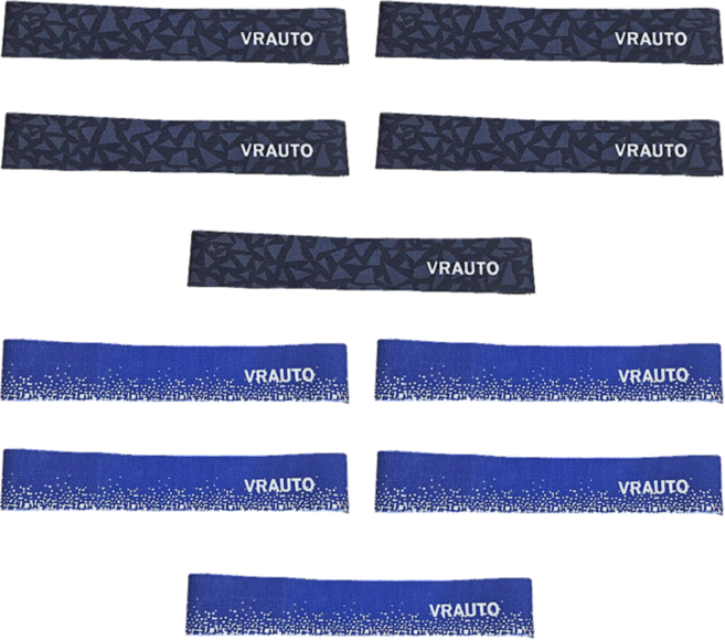 브라우터 남여공용 스포츠 쿨 헤어밴드 10종 세트, 블랙5p 블루5p, 1개