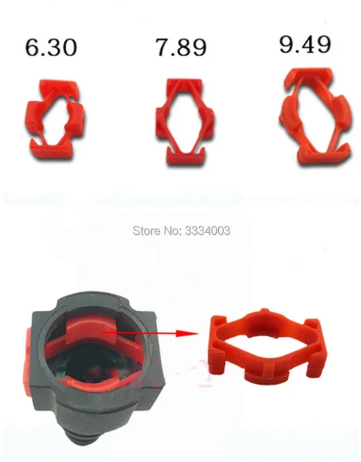 10PCS 우레아 튜브 파이프 조인트 연료 튜브 라인 빠른 연결 조인트 클립 디젤 튜브 조인트 클립, 03 9.49