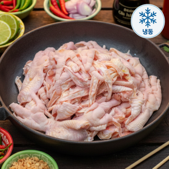 우와당 뼈 없는 무뼈닭발 순살, 1kg, 1개