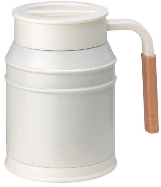 모슈 보온 포트 분유 티 포트 화이트 블루 핑크 그린 0.4L 1L 1.5L, 화이트 400ml