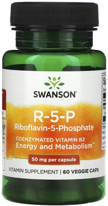 [정품보장]스완슨 리보플라빈 5 인산염 영양제 Swanson 50mg 60정 X 1병, 1개 - 쿠팡