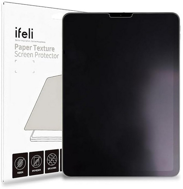 ifeli iPad Pro 12.9인치 (6세대/5세대/4세대/3세대) 용 종이 텍스처 액정 보호 필름 아이패드 프로 종이 유형 영화 종이처럼 그려진 기분 낮은 반사 안티 글레어, 상세페이지 참조, 상세페이지 참조