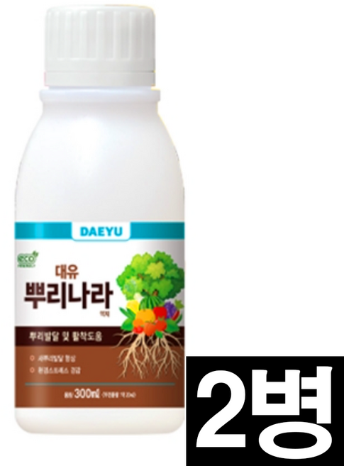 대유 뿌리나라 300ml 뿌리발근제 활착증진 식물영양제, 2개