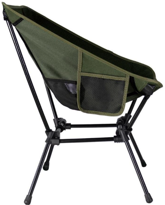 라파스 경량 캠핑 등산 낚시 접이식의자(파우치포함), 1개, 다크그린