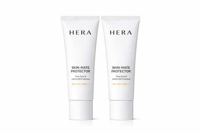 헤라 선메이트 프로텍터 50ml x2 데일리 선케어 기획세트 (머리끈 10개 포함 발송))