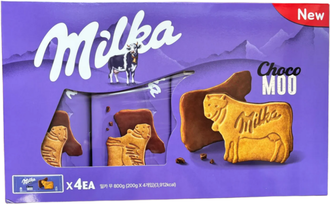 밀카 초코무 코스트코 초콜릿 쿠키 대용량 간식 디저트, 800g, 2개