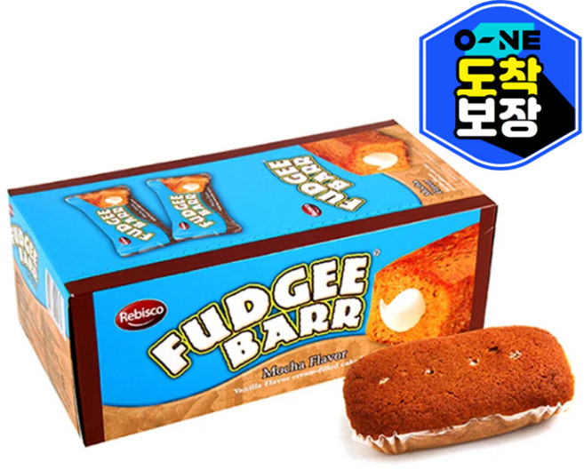 퍼지바모카향케이크빵 2box, 38g, 60개