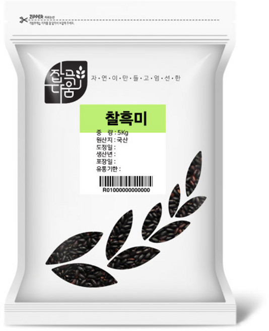 잡곡다움 국산 찰흑미, 1개, 10kg