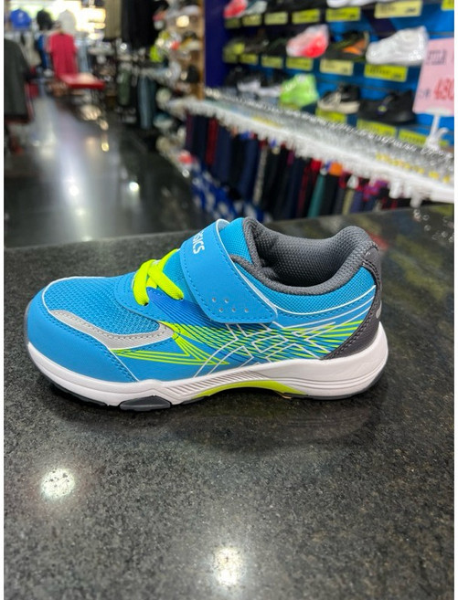 ASICS LAZERBEAM KE-MG 中童運動鞋 慢跑鞋 1154A185-400 藍螢光黃