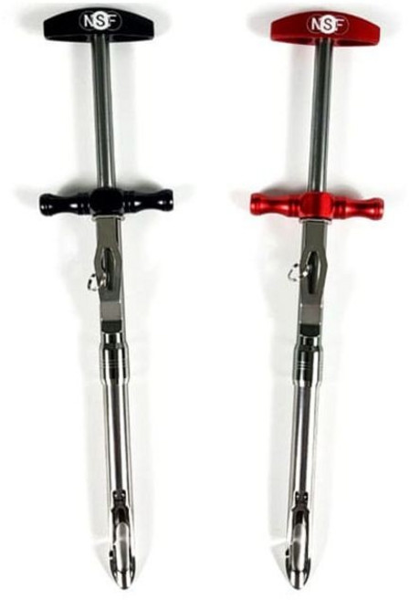 손쉬운 낚시 바늘 제거기 18cm - 간편 바늘빼기 도구, 레드, 1개, 레드