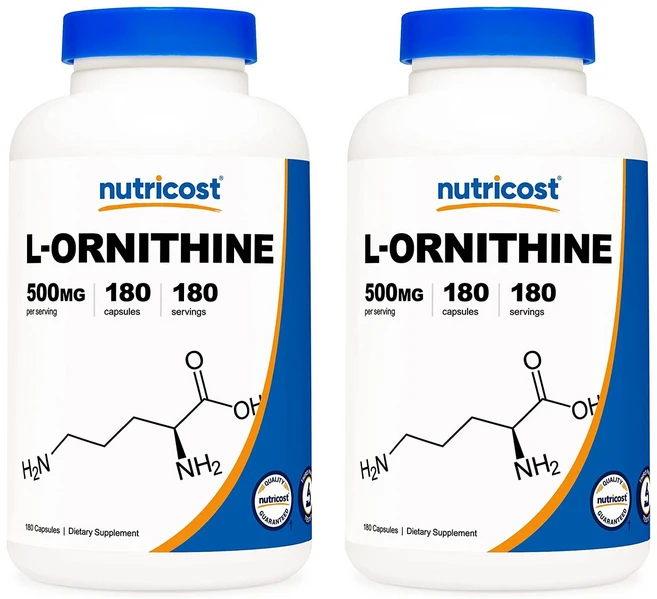 뉴트리코스트 L-오르니틴 500mg 캡슐, 180개입, 2개, 180정 - 쿠팡