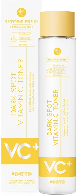 #오오티디뷰티 모공제로 미백 잡티토너, 1개, 250ml - 쿠팡