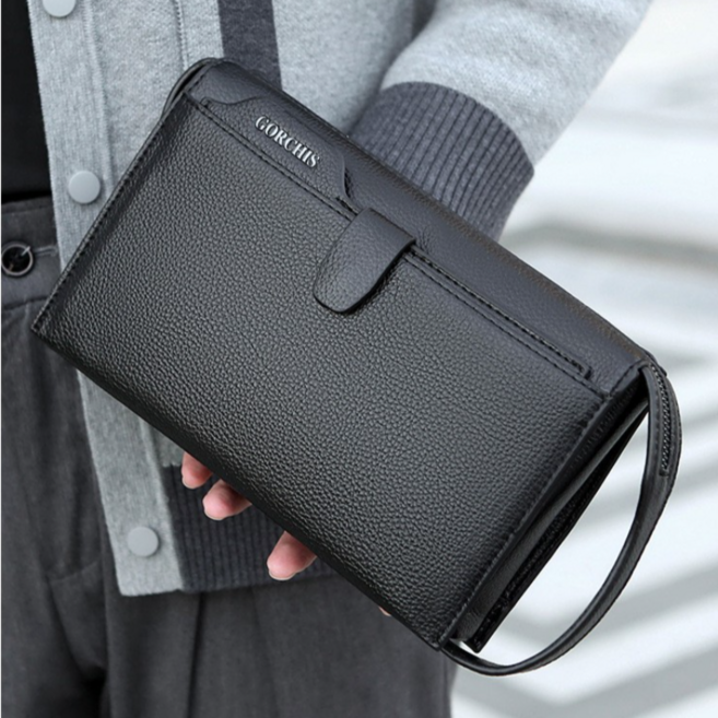 남성 프리미엄 심풀 클러치백 2408
