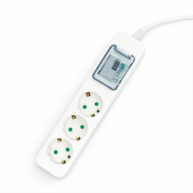 디멘 에어컨 고용량 멀티탭 대용량 4000W 과부하차단, 1.5m, 1개