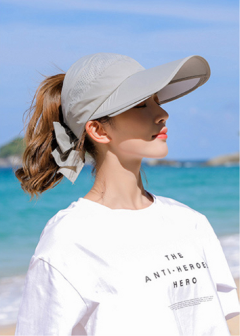 키밍 슬라이드 챙넓은 자외선 차단 썬캡 슬라이드캡