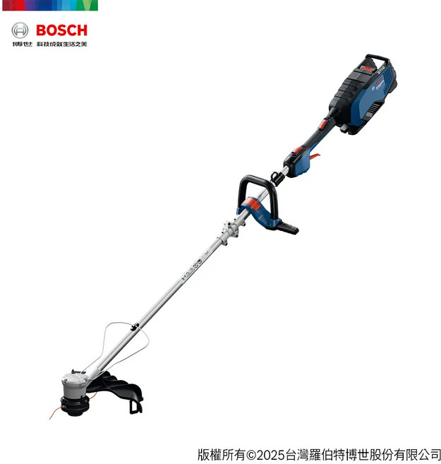 博世 GRT 18V-40 充電式割草機 無刷 剪草機 修籬機 無線設計 操作簡單, 1個, 主機標配(無電池與充電器),不選購