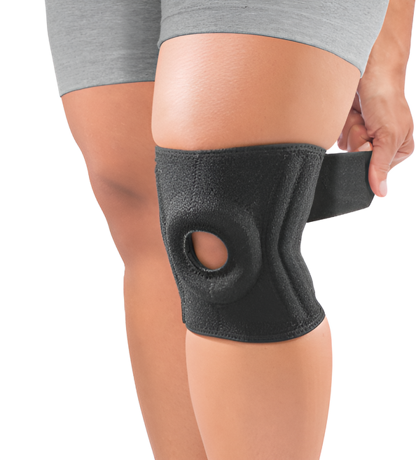 Mueller 뮬러 무릎 보호대 무릎아대 슬개골패드 관절 압박 지지 강도조절 좌우겸용, 1개