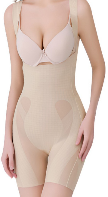 겔로벨 압박 진짜 똥배 차단 올인원 심리스 트임 몸매보정 하이웨스트 바디쉐이퍼 허리 뱃살 엉덩이 허벅지 보정 속옷 코르셋 거들 산후 산전 DS-55