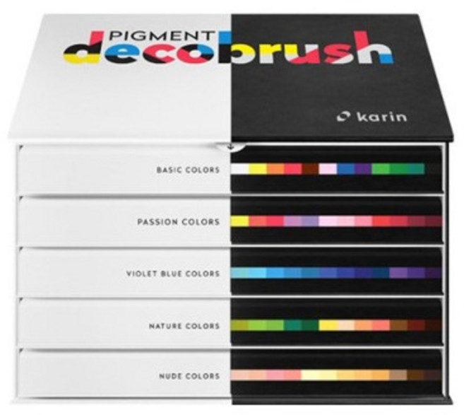 카린 피그먼트 데코브러쉬마카 프로폐셔널 60색, 상세페이지 참조, 상세페이지 참조