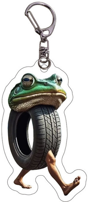 로앤제이 이탈리안 브레인롯 아크릴 키링, 1개, 5. 보네카 암발라부