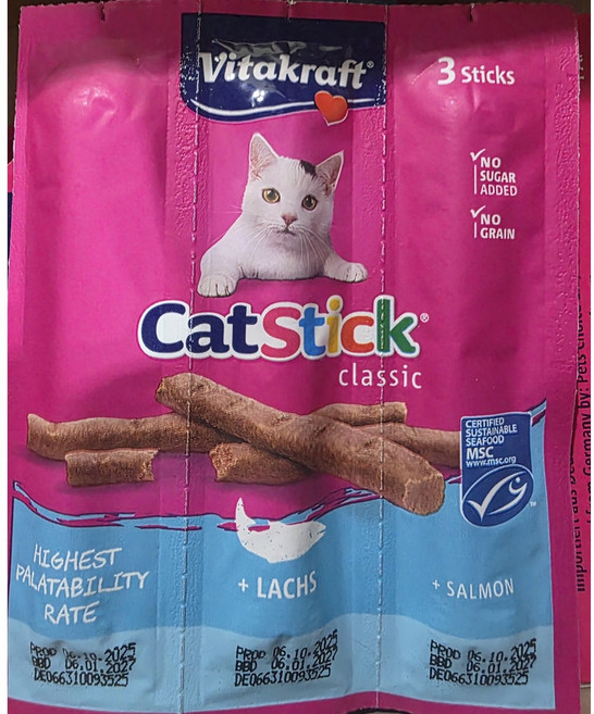 비타크래프트 캣스틱 연어 18g 20개