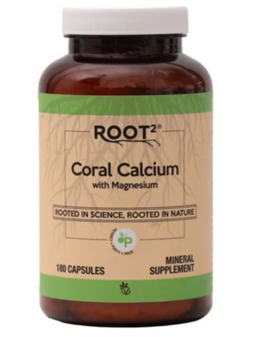 Vitacost 비타코스트 Root2 코랄 칼슘 마그네슘 2000mg 180 캡슐 미네랄 영양제, 1개 - 쿠팡