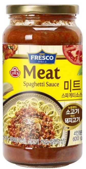 프레스코미트파스타소스 600G(주)오뚜기, 600g, 8개