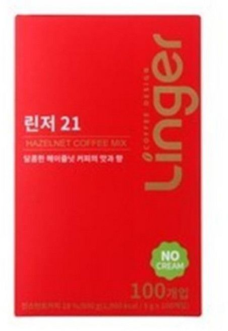 린저 21 헤이즐넛 아메리카노, 5g, 100개입, 4개