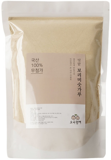 오곡형제 국산 옛날 보리미숫가루 500g 식사대용선식, 1개