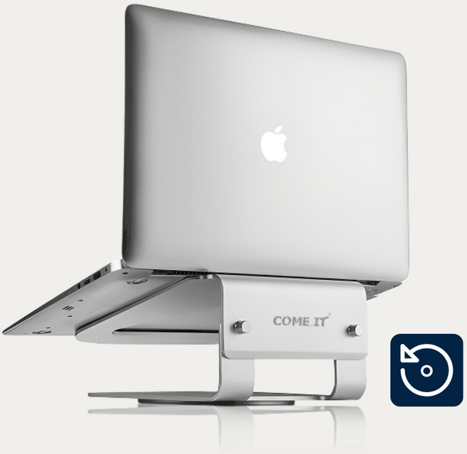컴잇 알루미늄 회전노트북거치대 맥북 거치대 스탠드