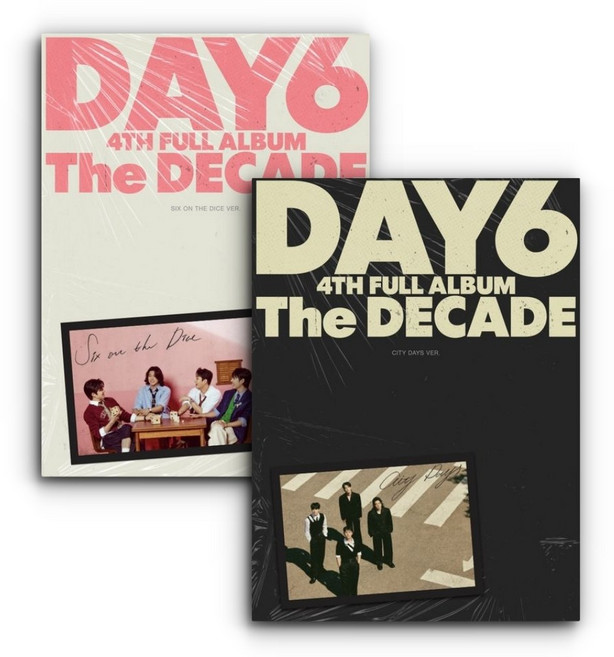 (2종세트) 데이식스 앨범 DAY6 정규4집 The DECADE 더 데케이드 꿈의 버스 인사이드 아웃