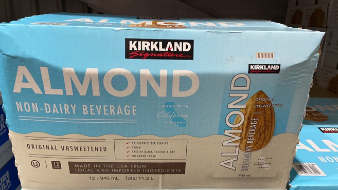 Kirkland Signature 杏仁植物奶 無糖原味