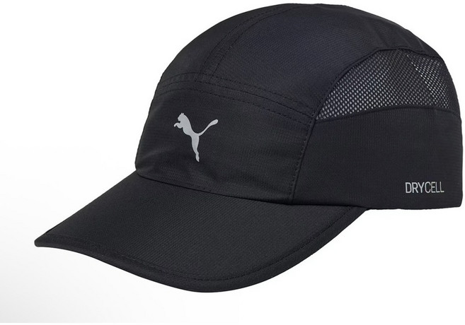 푸마 라이트 러닝캡 커플 모자, 1개, 블랙