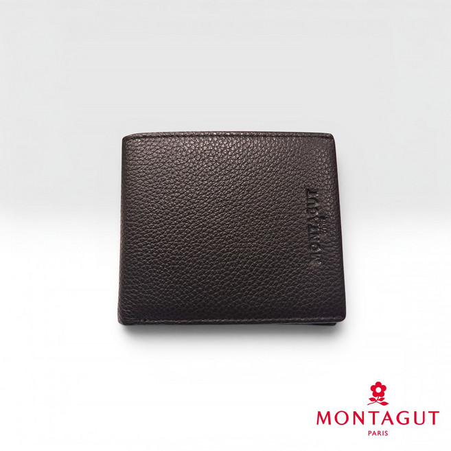 MONTAGUT 夢特嬌 時尚頭層牛皮真皮 皮夾錢包